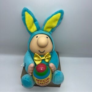 Ziggy Easter Bunny plush doll 8" vtg 1998 Tom Wilson Easter Egg bunny costume
